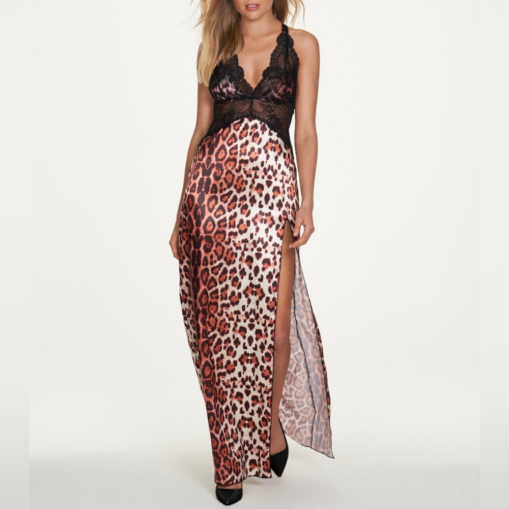 Fredericks Of Hollywood Rosalina Rose Lace And Satin Gown Seductive S